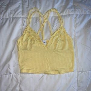 Yellow Crop Top
